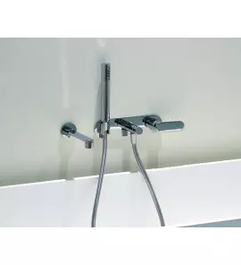 Flaminia One Bateria wannowa ścienna Chrom 112570