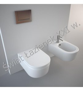   Flaminia Link Miska Wc wisząca bez kołnierza, bez deski 36x56 cm Biały 5051/WCG W MAGAZYNIE!!