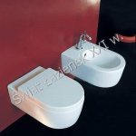  Flaminia Link Miska Wc wisząca bez kołnierza, bez deski 36x56 cm Biały 5051/WCG W MAGAZYNIE!!