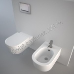   Flaminia Link Miska Wc wisząca bez kołnierza, bez deski 36x56 cm Biały 5051/WCG W MAGAZYNIE!!