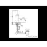 KOHLMAN MAXIMA Bateria bidetowa QB130M