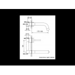 KOHLMAN MAXIMA Bateria umywalkowa QW185M