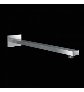 KOHLMAN Kwadratowe ramię ścienne do deszczownicy 40 cm chrom WQ