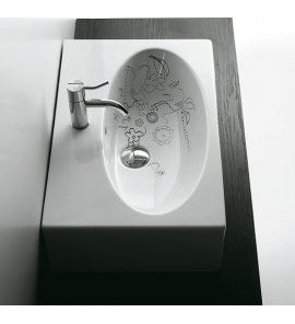 Simas LFT Spazio Umywalka Ścienna/Stawiana na blat 61x39cm LFT54/LFT 54