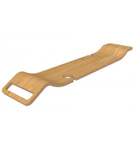 Victoria+Albert Tombolo 10 Półka wannowa Laminat w kolorze dębu TOM-10-OAK