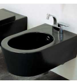 Flaminia Link Bidet wiszący 56x36 cm Czarny 5051/BNER