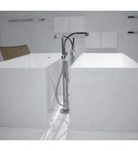 Flaminia One Bateria wannowa wolnostojąca Chrom 112580