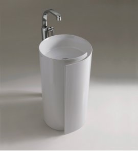 Flaminia Monoroll Umywalka wolnostojąca Ø 44 cm Biały MR44C