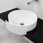       Flaminia Roll Umywalka półwpuszczana w blat Ø 44 cm Biały RL44S