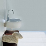 Flaminia Twin Set Umywalka ścienna Ø 52,5 cm Biały 5050/S