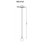 Flaminia Make-Up Lampa ceramiczna wisząca 160 cm MKL160