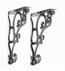 Burlington Uchwyty ścienne ozdobne chrom T32CHR