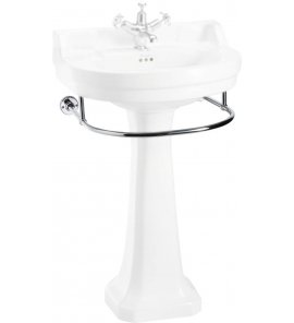 Burlington Edwardian Round Reling na ręcznik 47,5 chrom T4CHR