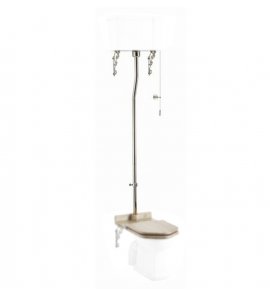 Burlington Rura spłukująca do górnopółku chrom T30CHR