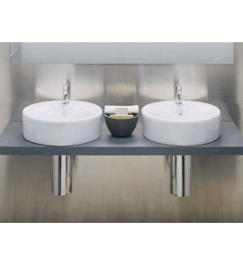      Artceram Fuori Ring Umywalka Stawiana na Blat 50x50 cm Biała L550 TFL00701;00 WYPRZEDAŻ MAGAZYNOWA!!