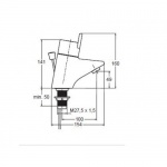 Ideal Standard Ceraplus Bateria umywalkowa jednootworowa termostatyczna chrom A4091AA