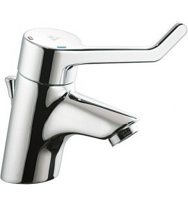 Ideal Standard Ceraplus Bateria umywalkowa stojąca z korkiem automatycznym uchwyt 12 cm chrom B8218AA