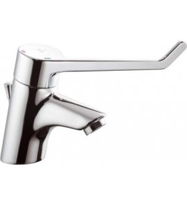 Ideal Standard Ceraplus Bateria umywalkowa stojąca z korkiem automatycznym uchwyt 18 cm chrom B8219AA
