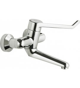 Ideal Standard Ceraplus Bateria umywalkowa ścienna z przedłużonym uchwytem 18 cm chrom B8222AA