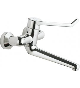 Ideal Standard Ceraplus Bateria umywalkowa ścienna z przedłużonym uchwytem i wylewką chrom B8224AA