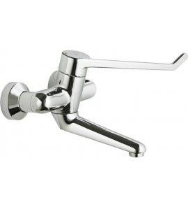 Ideal Standard Ceraplus Bateria umywalkowa ścienna z przedłużonym uchwytem 23 cm chrom B8315AA