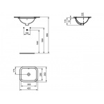 Ideal Standard Connect Umywalka podblatowa 42 cm biała E505601