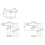 Ideal Standard Connect Cube Umywalka ścienna 60x45 cm biała z powłoką Ideal Plus E7945MA