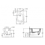 Ideal Standard Connect Bidet Wiszący biały z powłoką Ideal Plus E7997MA