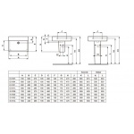Ideal Standard Connect Cube Umywalka ścienna 65x46 cm biała E810501