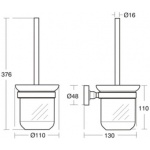 Ideal Standard IOM Szczotka WC wisząca A9119AA