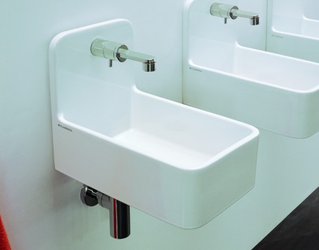 Flaminia Miniwash Umywalka ścienna 40x25 cm Biały MWL25