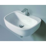 Flaminia Mono Umywalka ścienna 54x40 cm Biały MN54L