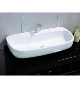 Flaminia Mono Umywalka ścienna lub stawiana na blat 100x48 cm Biały MN100L