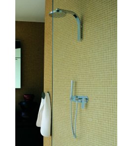 Flaminia One Bateria natryskowna ścienna z deszczownicą Chrom 112550
