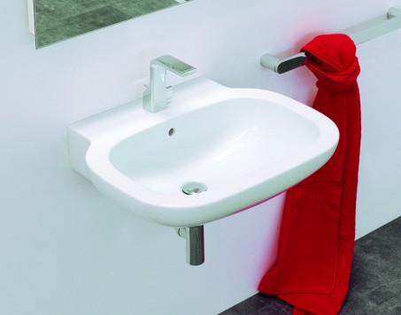       Flaminia Sprint Umywalka ścienna 64x52 cm Biały SR64L