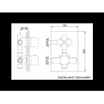 KOHLMAN EXCELENT Bateria wannowa termostatyczna QW433H