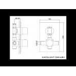 KOHLMAN EXCELENT Bateria prysznicowa termostatyczna QW431H