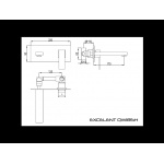 KOHLMAN EXCELENT Bateria umywalkowa QW185H