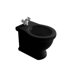 Galassia ETHOS Bidet stojący 3-otworowy 55x38 cm Czarny 8438NE
