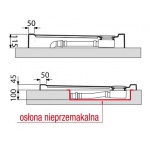 Novellini New Olympic Brodzik kwadratowy 100x100 cm biały OLN1004-30