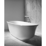 Victoria+Albert Amiata Wanna Wolnostojąca 164x80 cm Biały mat  AMTM-N-SM-NO 