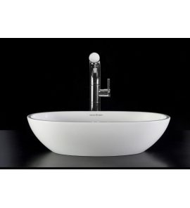 Victoria+Albert Barcelona 48 Umywalka nablatowa 48x30 cm Biała mat VB-BAR48M-SM-NO