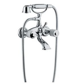 Bongio Cristallo bateria wannowa ścienna z prysznicem 04526