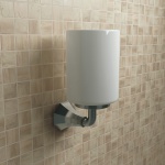 Flaminia Evergreen Kubek ceramiczny Biały/Chrom EGPB