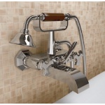 Flaminia Evergreen Bateria wannowa ścienna Chrom EG250
