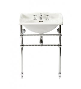 Gentry Home Victorian Konsola pod umywalkę Chrom 9067
