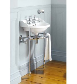 Gentry Home Victorian Konsola pod umywalkę Chrom 9064