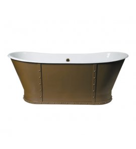 Gentry Home Eiffel Wanna żeliwna wolnostojąca 170x68 RAL8005 9159.105