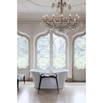 Gentry Home Georgian Wanna akrylowa wolnostojąca 164x70,5 cm Biała 9345