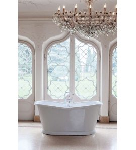 Gentry Home Georgian Wanna akrylowa wolnostojąc 177,5x88,5 cm Biała 9346